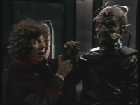 [The 4th Doctor confronts Davros.]