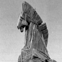 [The Trojan Horse, as designed by the 1st Doctor.]