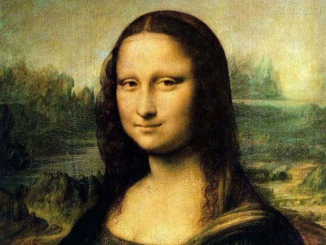 [Leonardo da Vinci's painting, Portrait of Lisa Gherardini, wife of Francesco del Giocondo, better known as the Mona Lisa.]