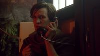 [The Doctor receives a call from the future.]